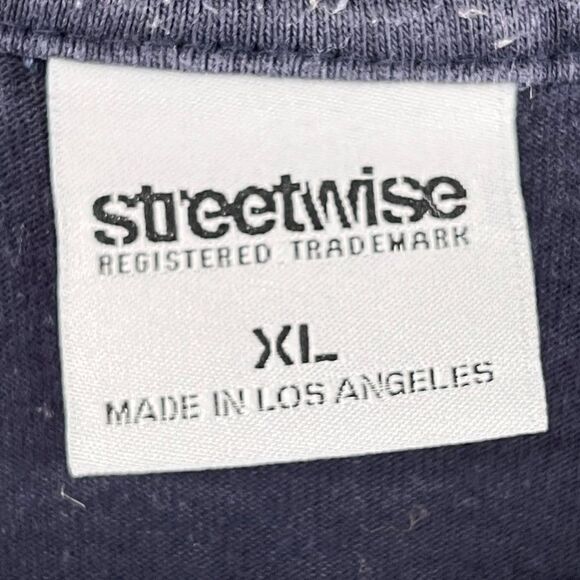 Streetwise Clothing Cali Script T-Shirt in navy Streetwear mens XL - Picture 13 of 14